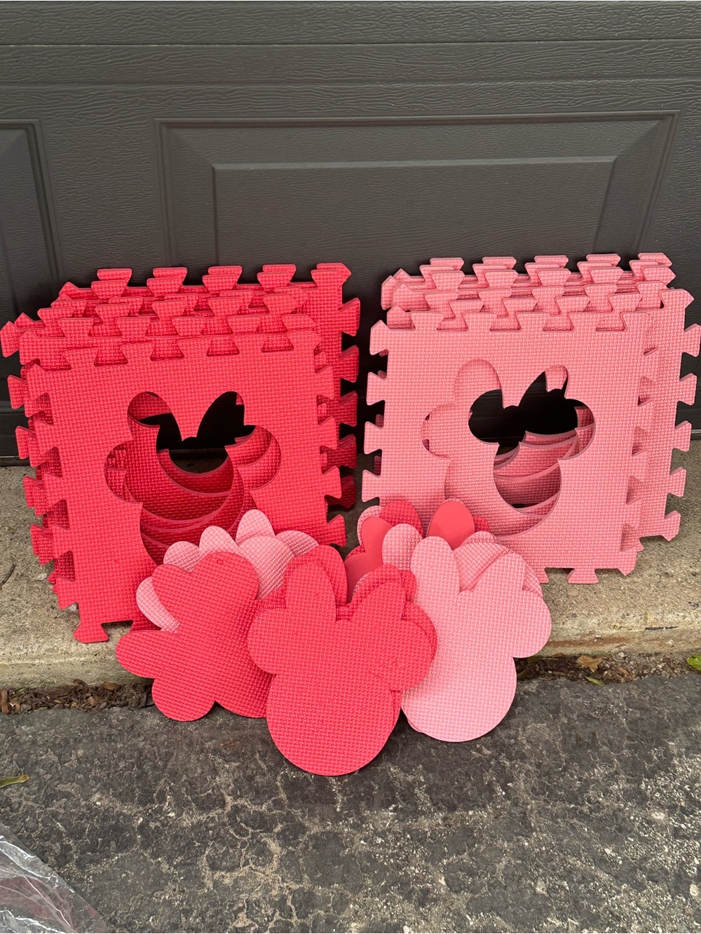 Minnie mouse foam floor mat play puzzle for kids